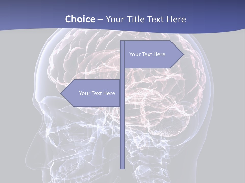 X Ray Man Bone PowerPoint Template