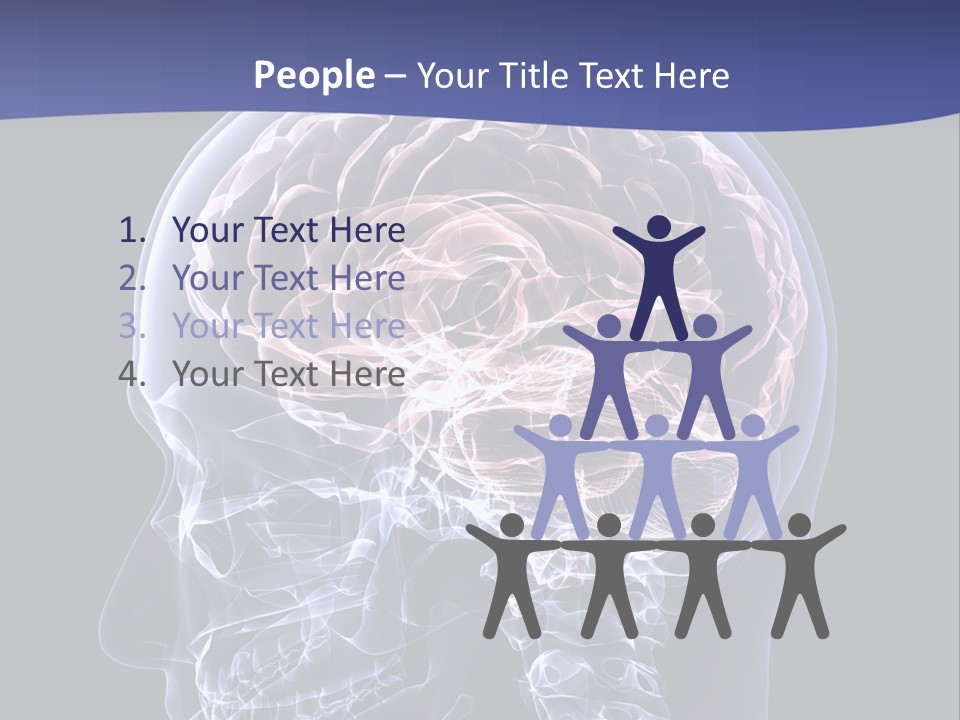 X Ray Man Bone PowerPoint Template