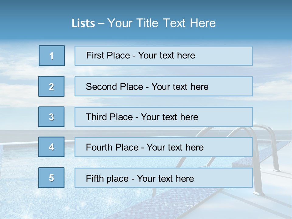 Sunlight Sky Idyllic PowerPoint Template