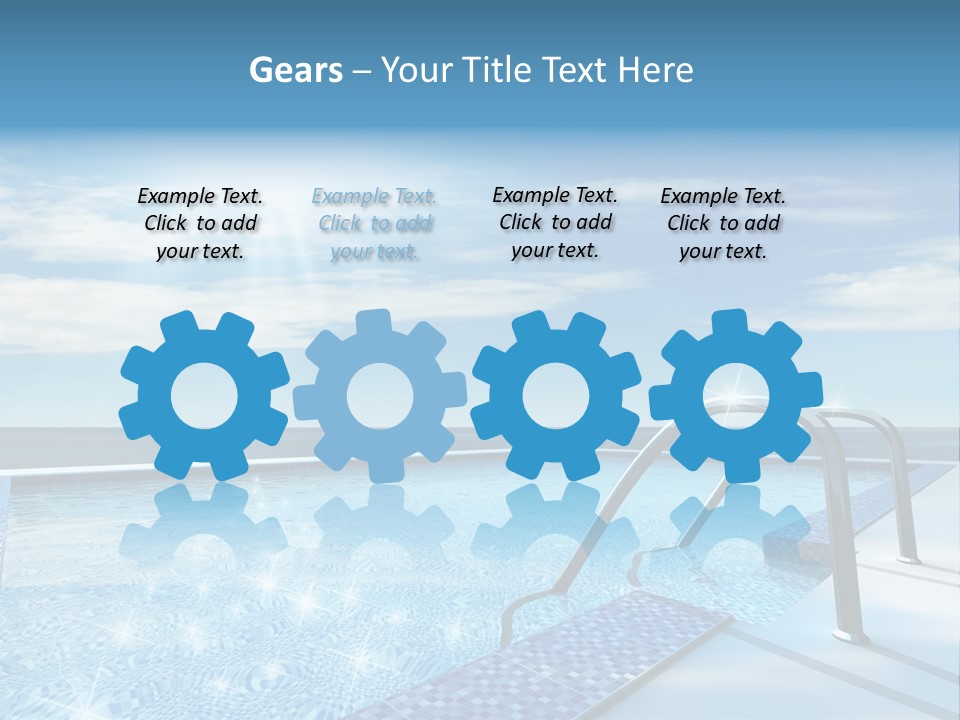 Sunlight Sky Idyllic PowerPoint Template