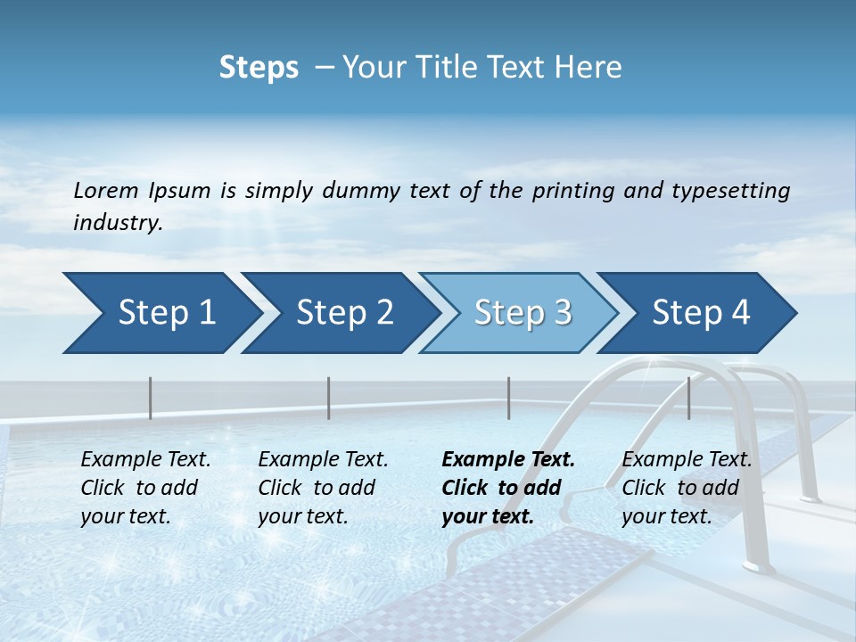 Sunlight Sky Idyllic PowerPoint Template