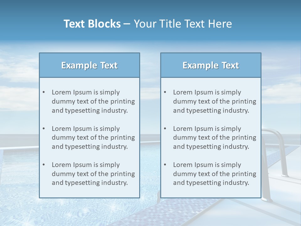 Sunlight Sky Idyllic PowerPoint Template