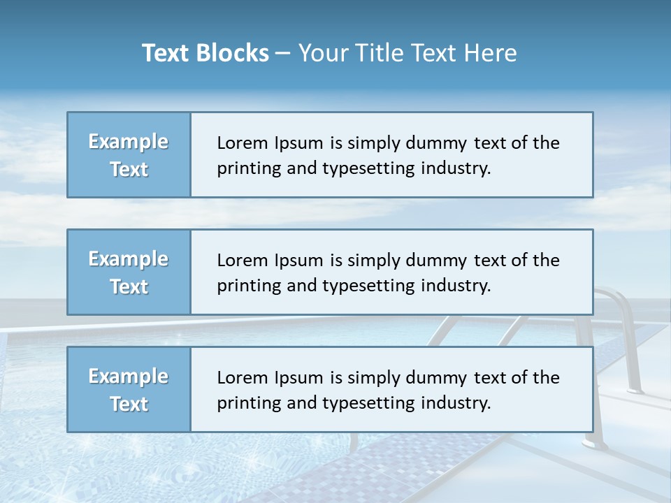 Sunlight Sky Idyllic PowerPoint Template