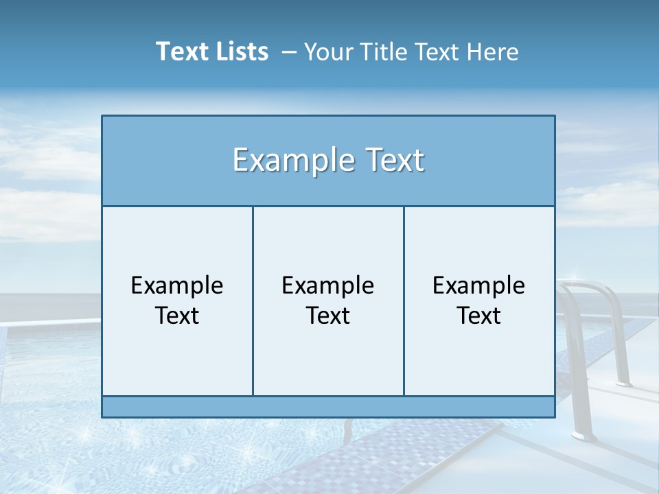 Sunlight Sky Idyllic PowerPoint Template