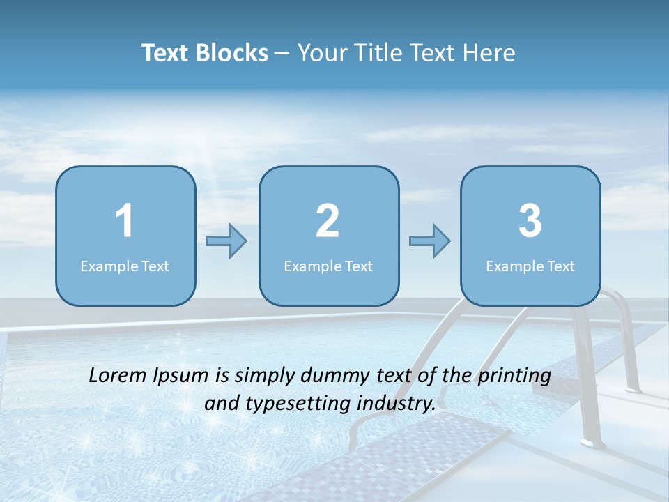 Sunlight Sky Idyllic PowerPoint Template