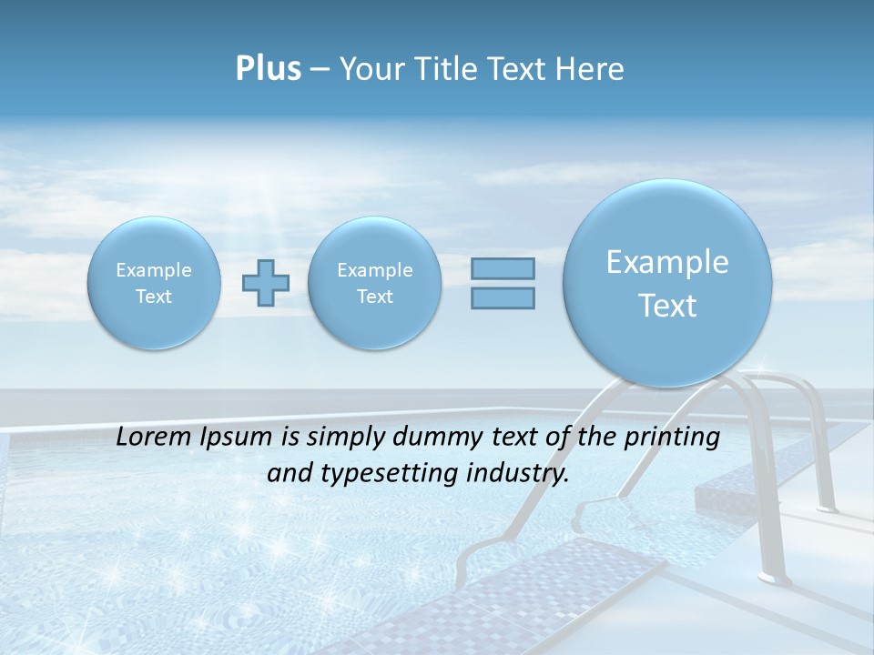 Sunlight Sky Idyllic PowerPoint Template