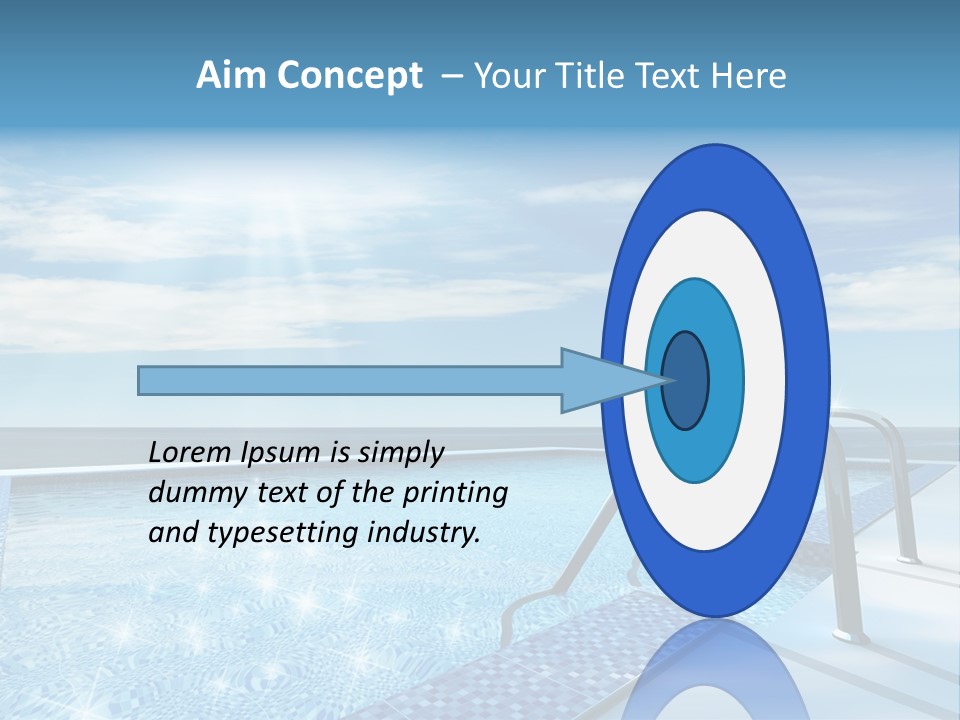 Sunlight Sky Idyllic PowerPoint Template