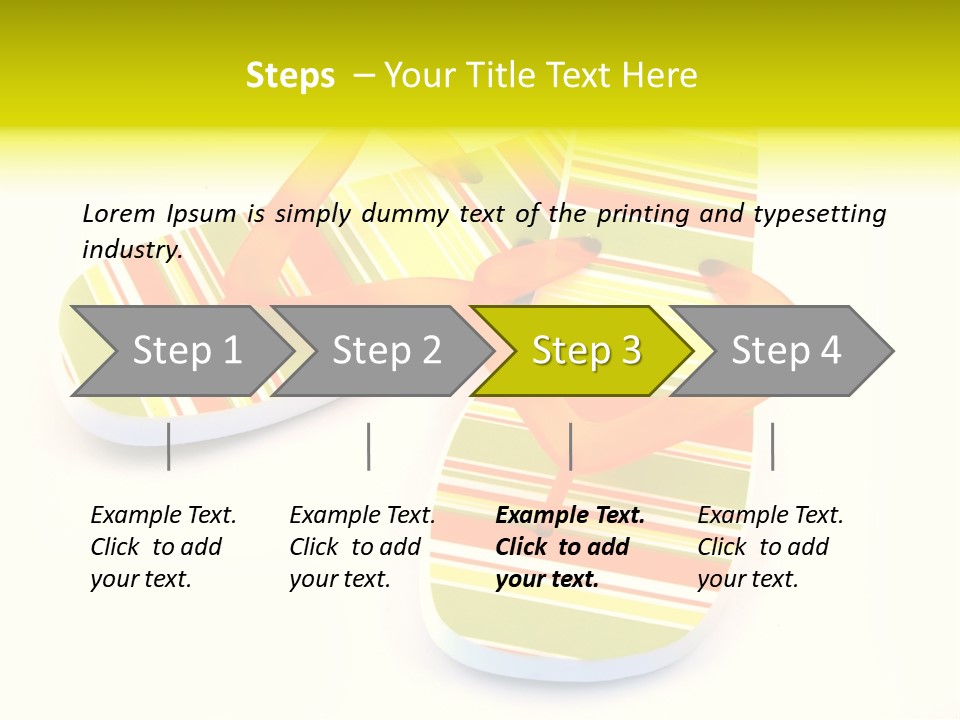 Sandy Tropical Relaxation PowerPoint Template
