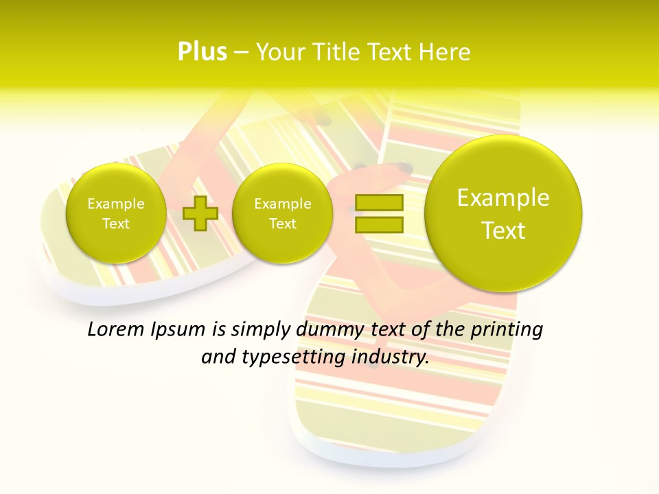 Sandy Tropical Relaxation PowerPoint Template