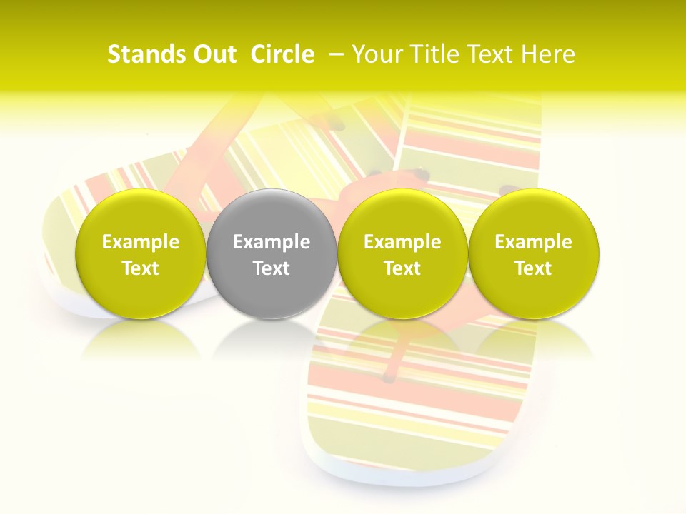 Sandy Tropical Relaxation PowerPoint Template