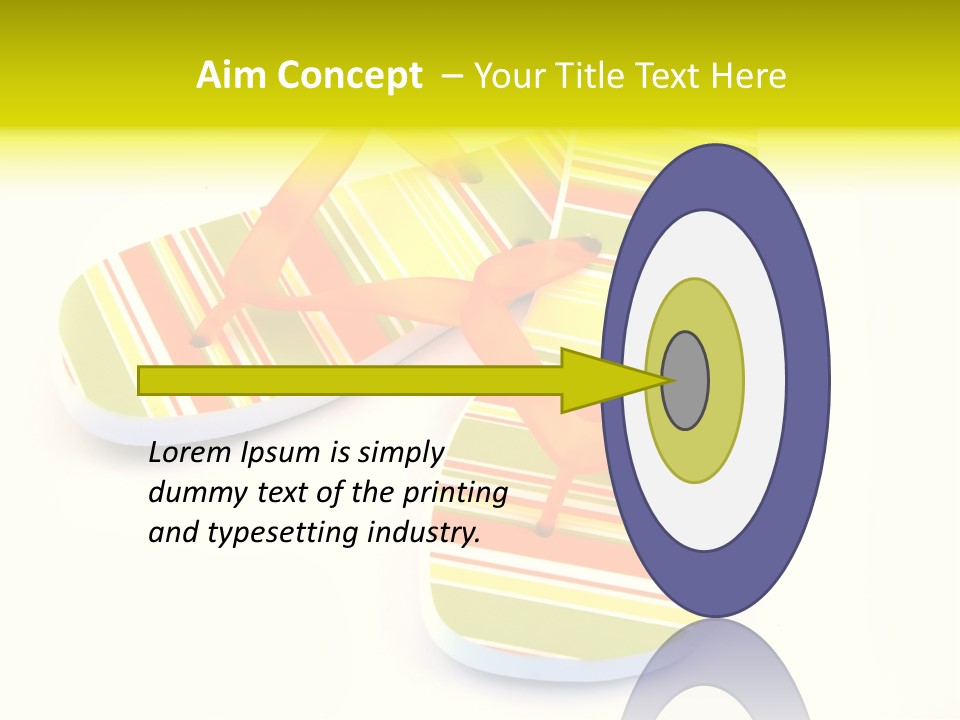 Sandy Tropical Relaxation PowerPoint Template