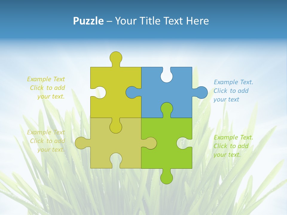 Copy Space Stem Natural PowerPoint Template