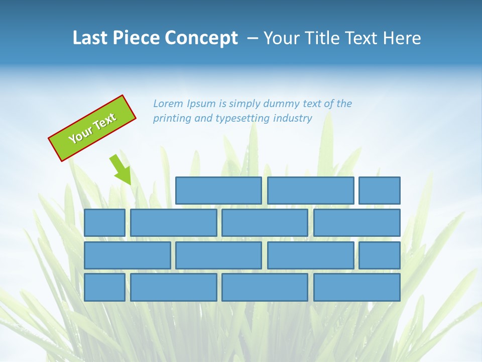 Copy Space Stem Natural PowerPoint Template