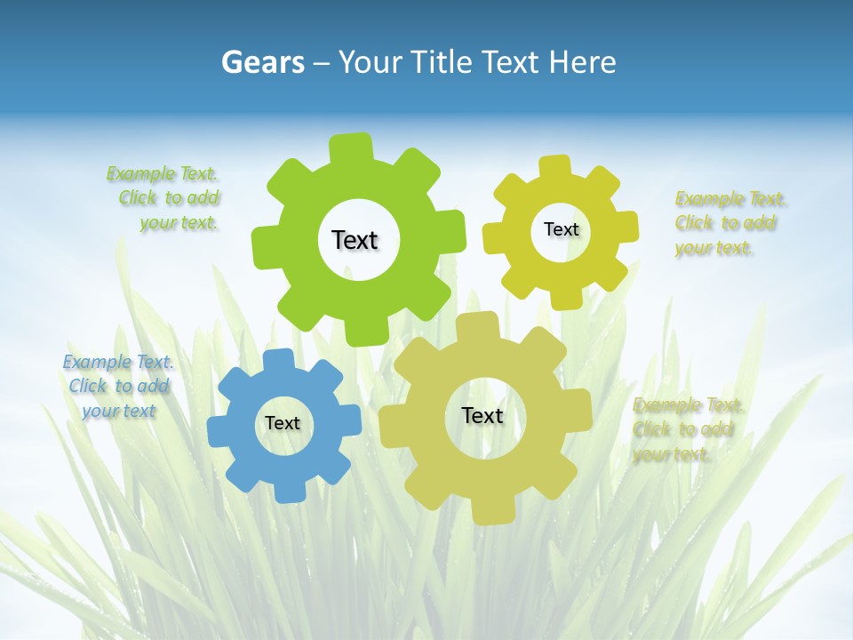 Copy Space Stem Natural PowerPoint Template