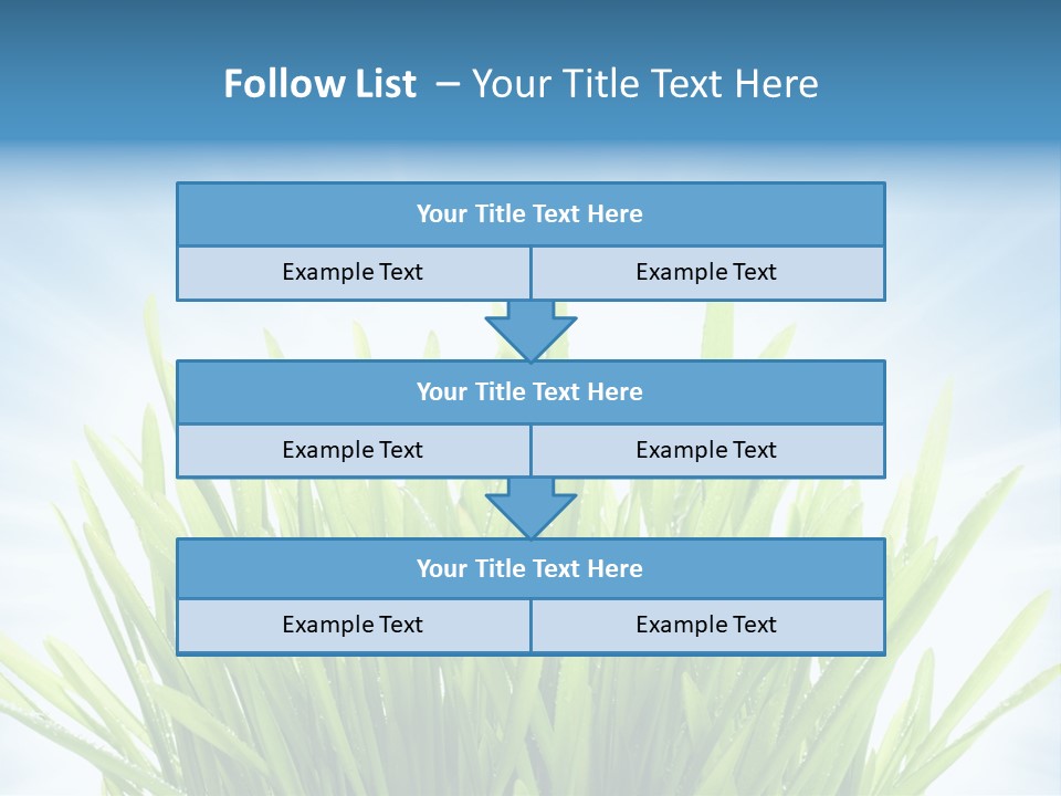 Copy Space Stem Natural PowerPoint Template