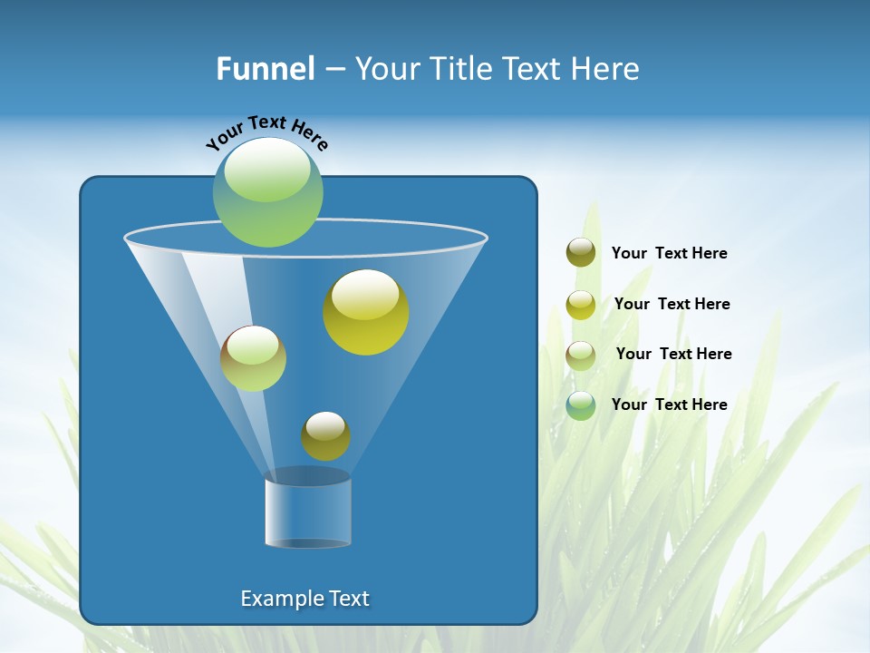 Copy Space Stem Natural PowerPoint Template