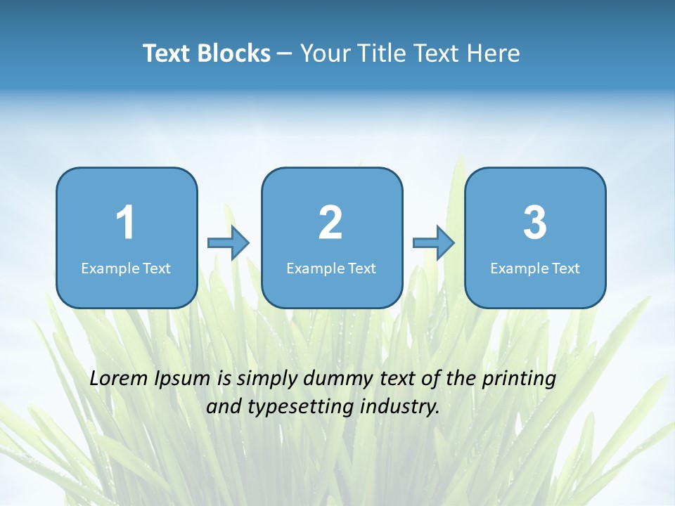 Copy Space Stem Natural PowerPoint Template