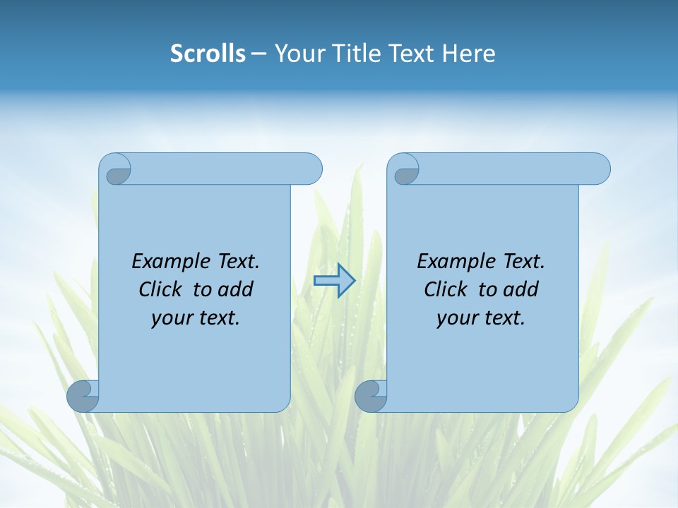 Copy Space Stem Natural PowerPoint Template