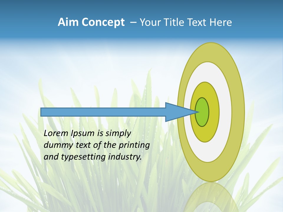 Copy Space Stem Natural PowerPoint Template