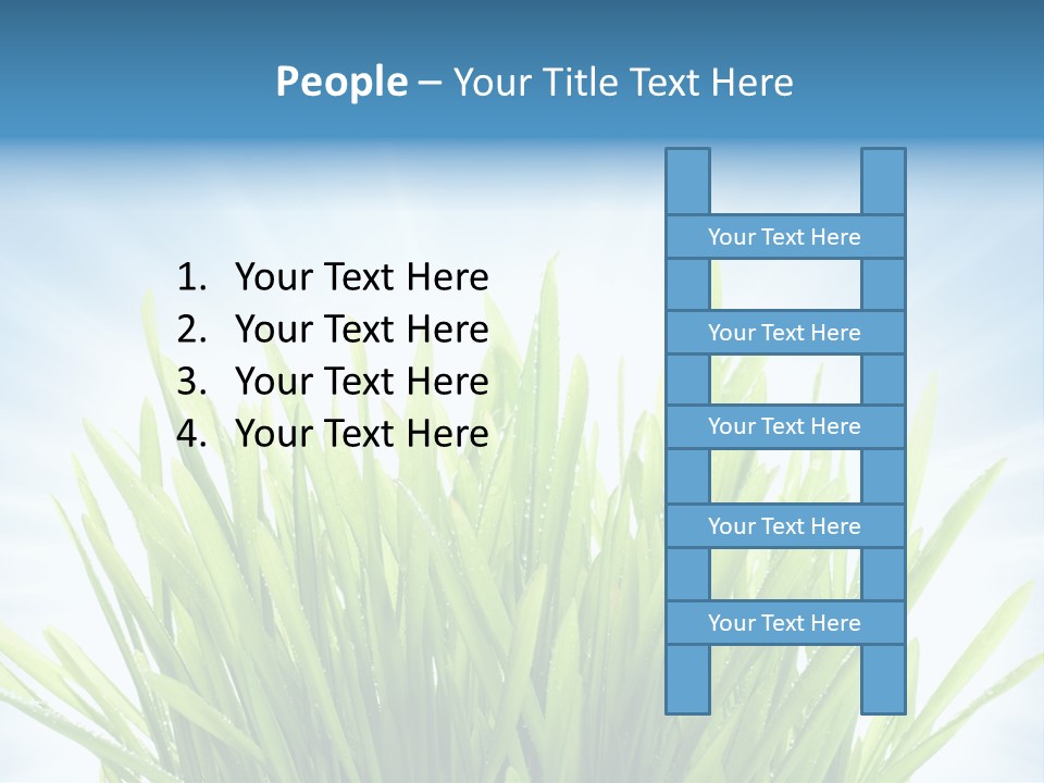 Copy Space Stem Natural PowerPoint Template