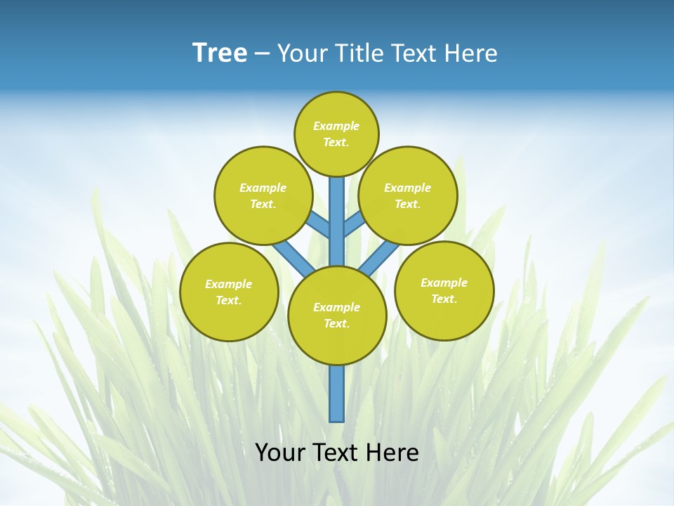 Copy Space Stem Natural PowerPoint Template