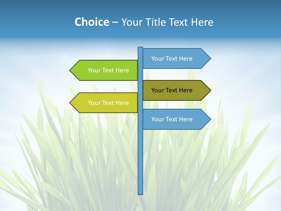 Copy Space Stem Natural PowerPoint Template