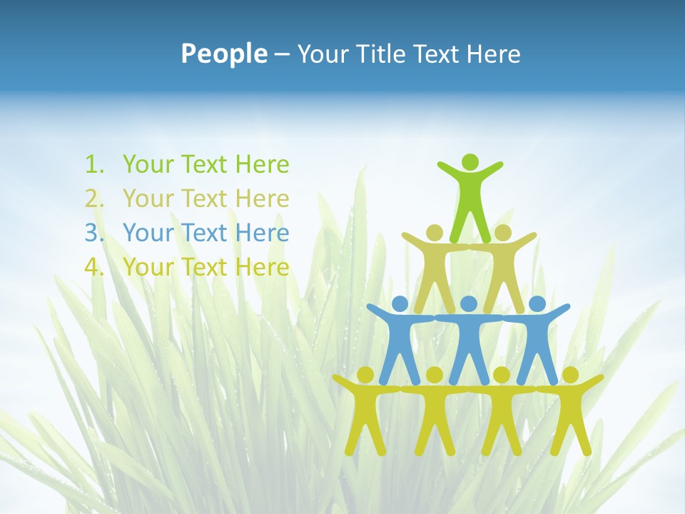 Copy Space Stem Natural PowerPoint Template