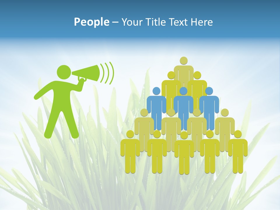 Copy Space Stem Natural PowerPoint Template