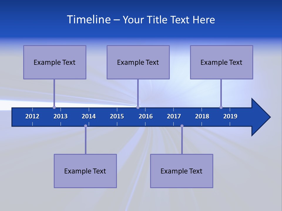 Railroad Transit Tunnel PowerPoint Template