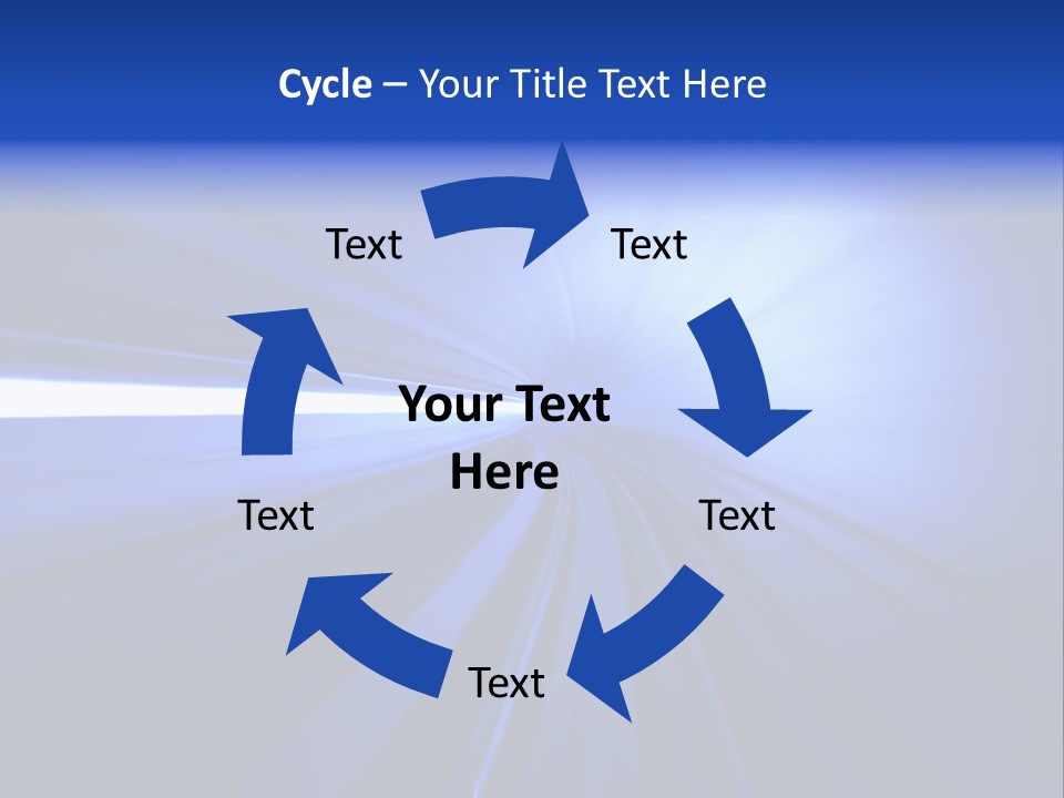 Railroad Transit Tunnel PowerPoint Template