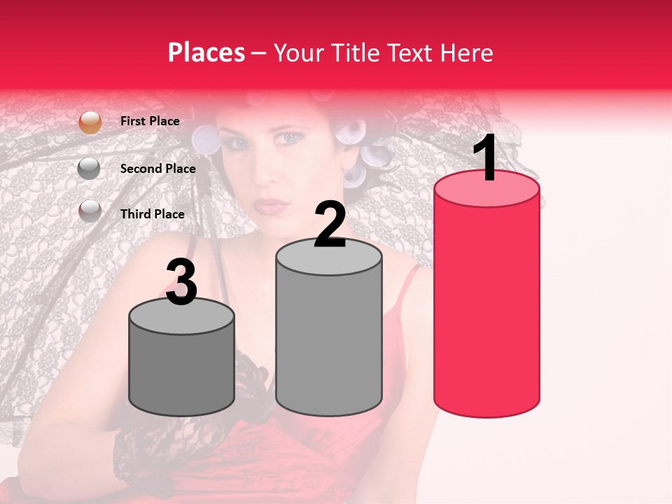 Lady Glove Screen PowerPoint Template