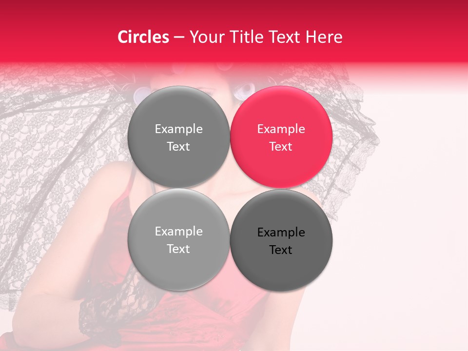 Lady Glove Screen PowerPoint Template