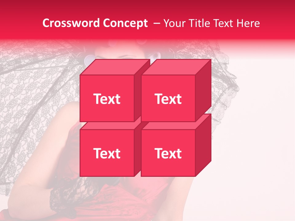 Lady Glove Screen PowerPoint Template