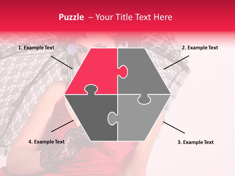 Lady Glove Screen PowerPoint Template