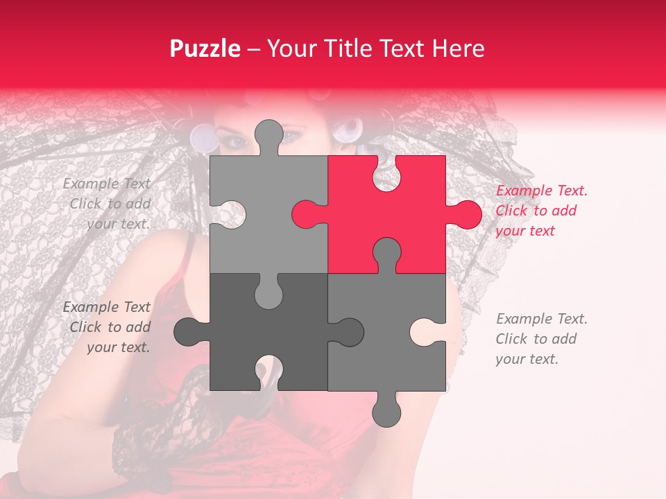 Lady Glove Screen PowerPoint Template