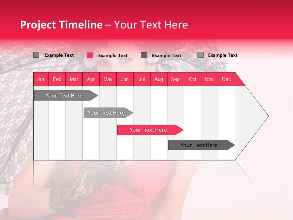 Lady Glove Screen PowerPoint Template