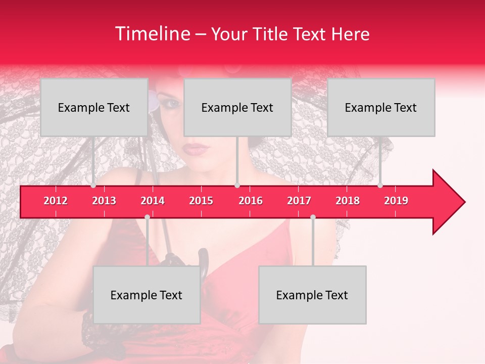 Lady Glove Screen PowerPoint Template