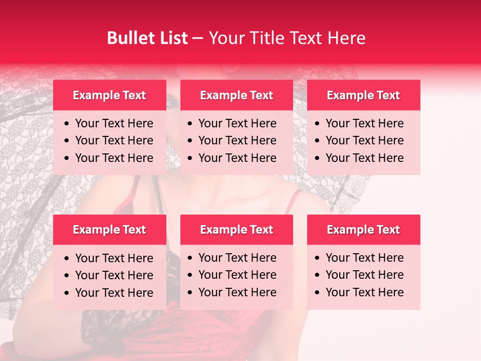 Lady Glove Screen PowerPoint Template