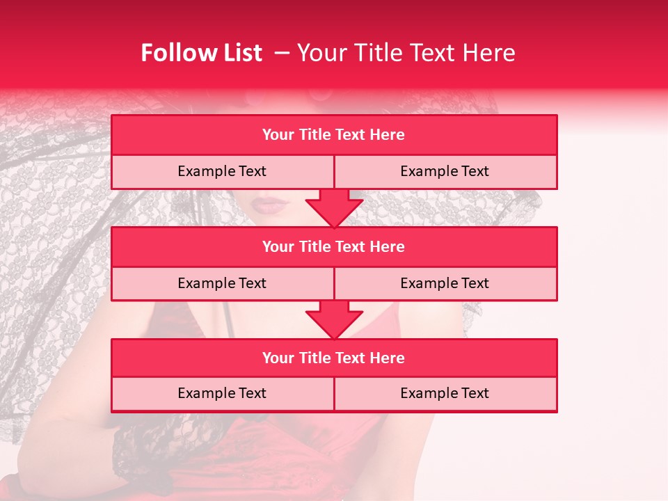 Lady Glove Screen PowerPoint Template