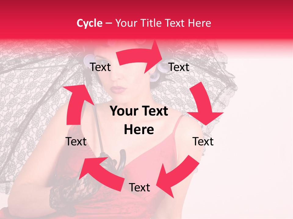 Lady Glove Screen PowerPoint Template