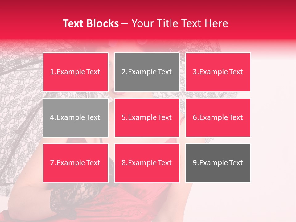 Lady Glove Screen PowerPoint Template