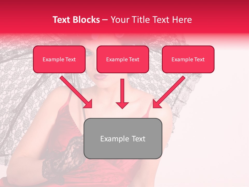 Lady Glove Screen PowerPoint Template