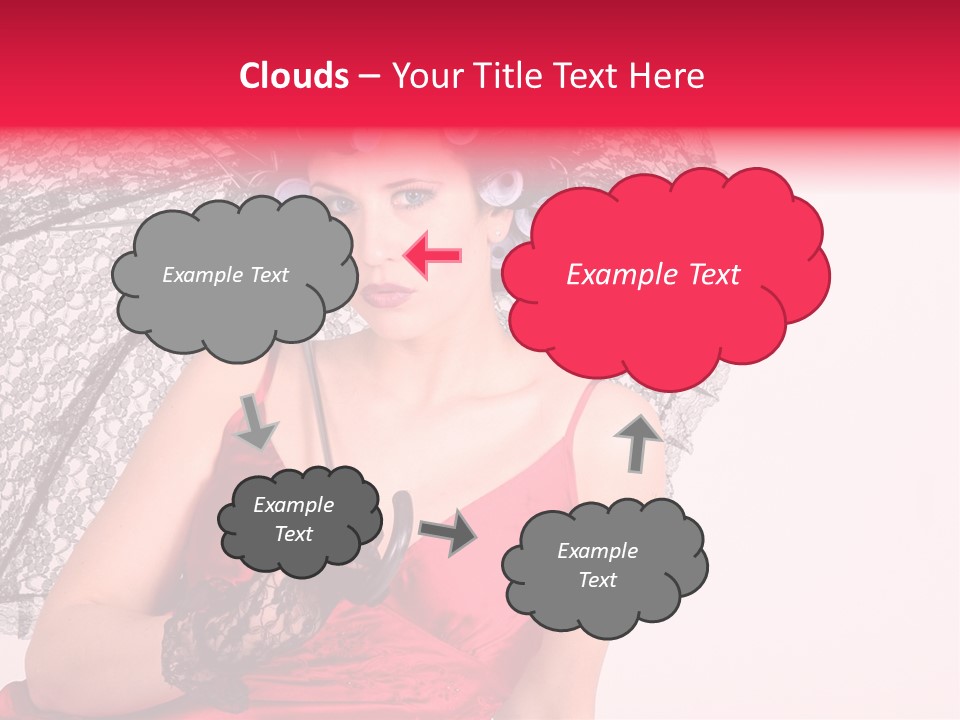 Lady Glove Screen PowerPoint Template