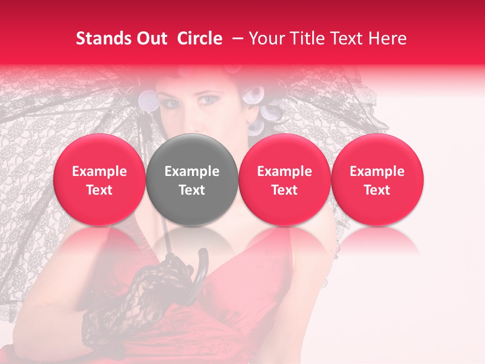Lady Glove Screen PowerPoint Template