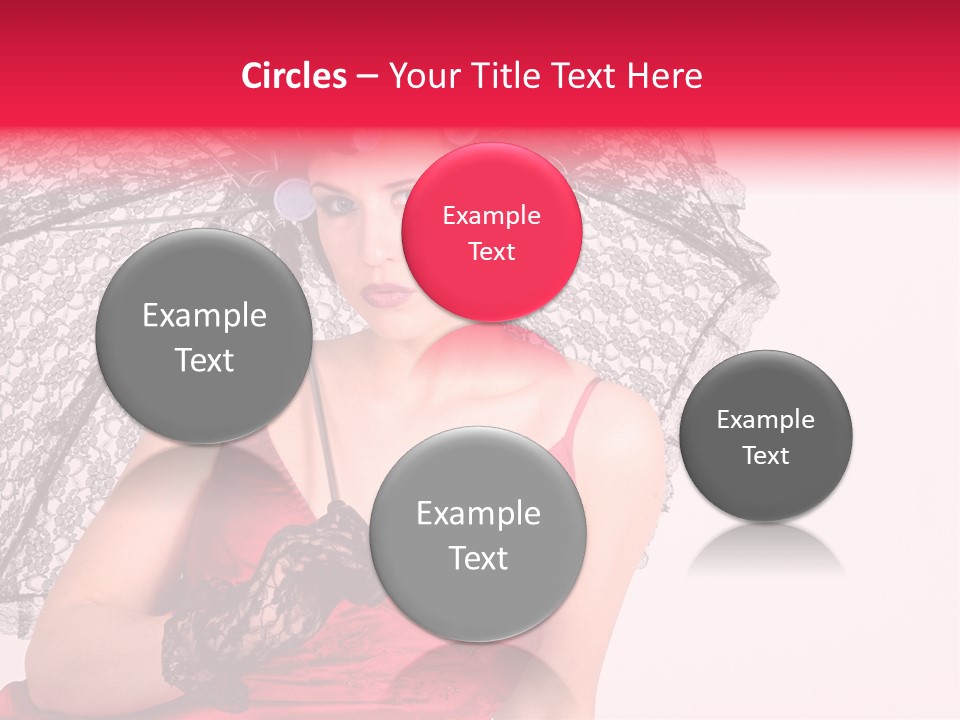 Lady Glove Screen PowerPoint Template