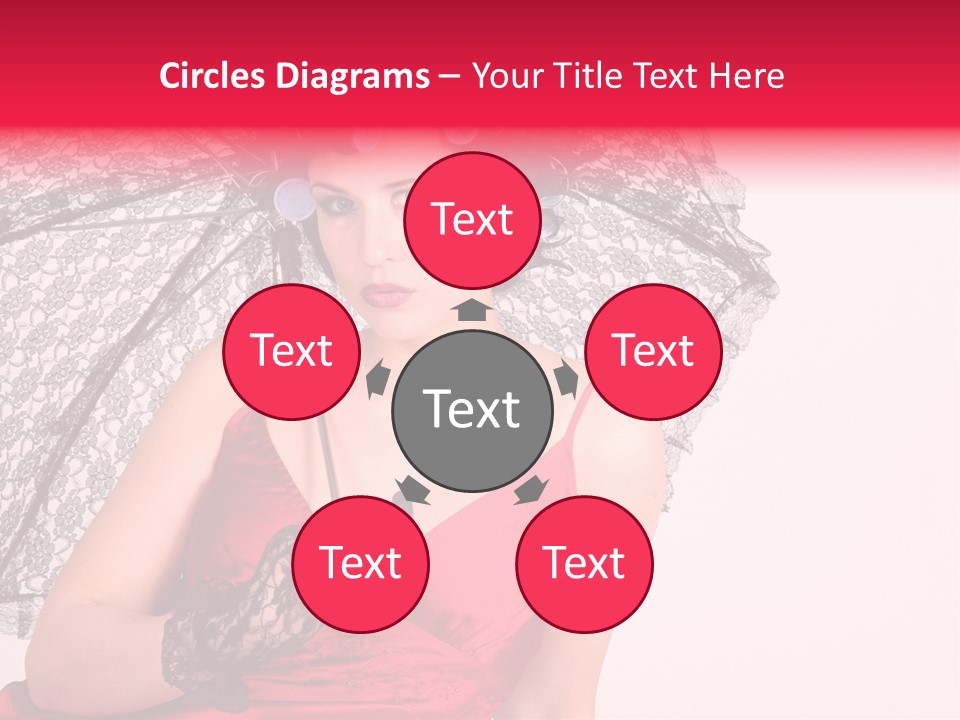 Lady Glove Screen PowerPoint Template