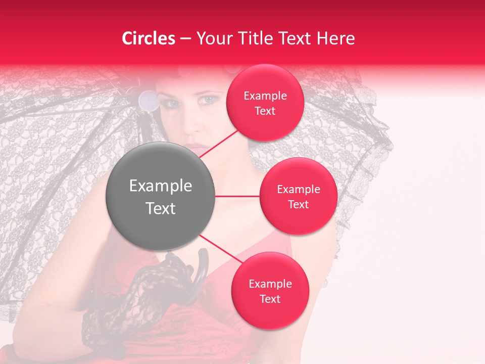 Lady Glove Screen PowerPoint Template