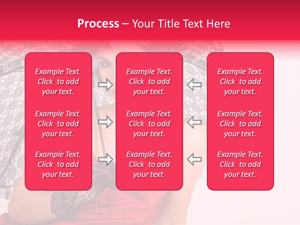 Lady Glove Screen PowerPoint Template