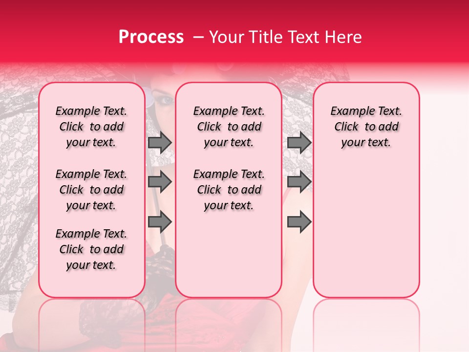 Lady Glove Screen PowerPoint Template