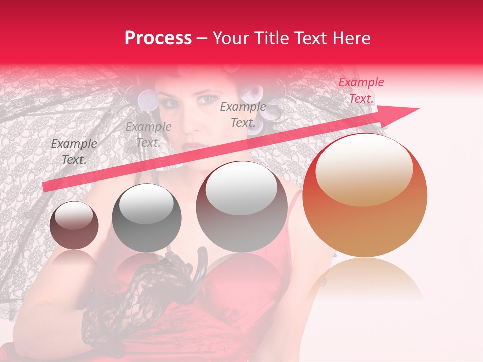 Lady Glove Screen PowerPoint Template